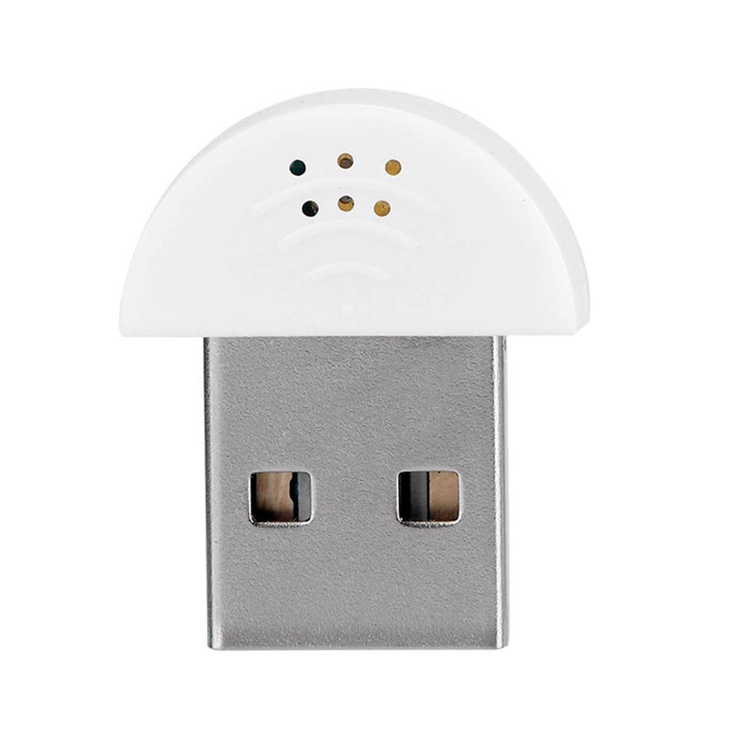 DEWIN USB 2.0 Mini Microphone, Laptop/Desktop PC Plug and Play for Skype, MSN, Yahoo Recording, YouTube, Google Voice Search and Games(White) - Image 1